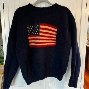 Ralph Lauren American Flag Sweater
